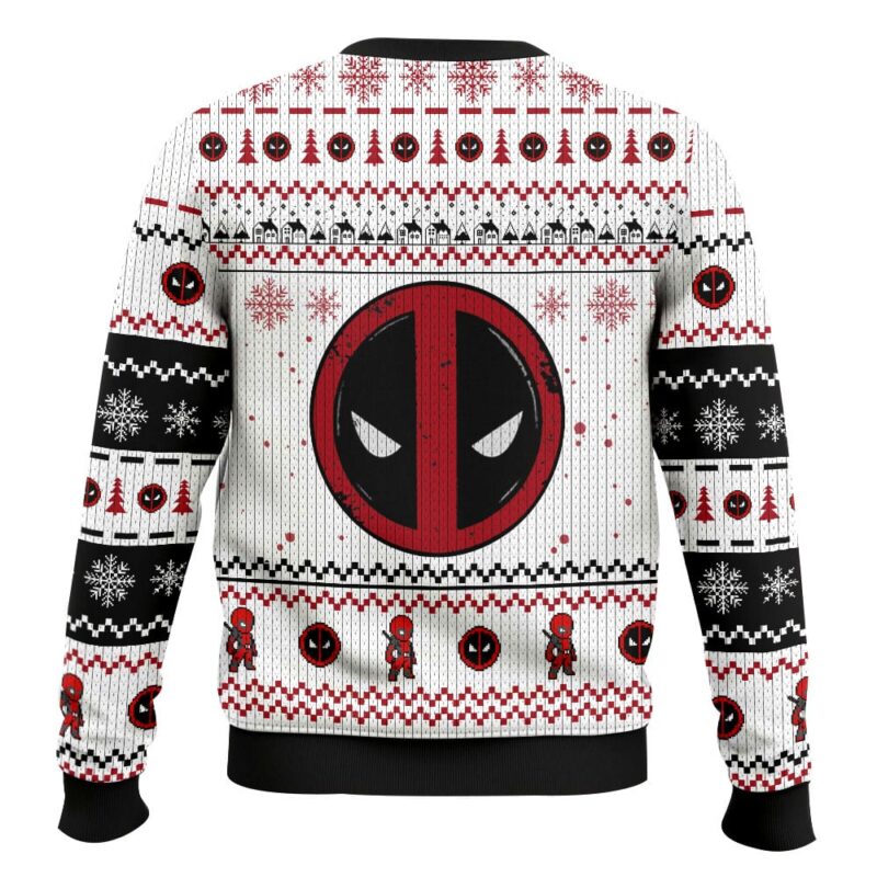 Hooktab Deadpool Marvel Jesus Ugly Christmas Sweater Hooktab Deadpool Marvel Jesus Ugly Christmas Sweater