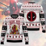 Hooktab Deadpool Marvel Jesus Ugly Christmas Sweater