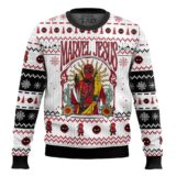 Hooktab Deadpool Marvel Jesus Ugly Christmas Sweater