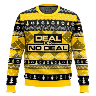 Hooktab Deal Or No Deal Ugly Christmas Sweater