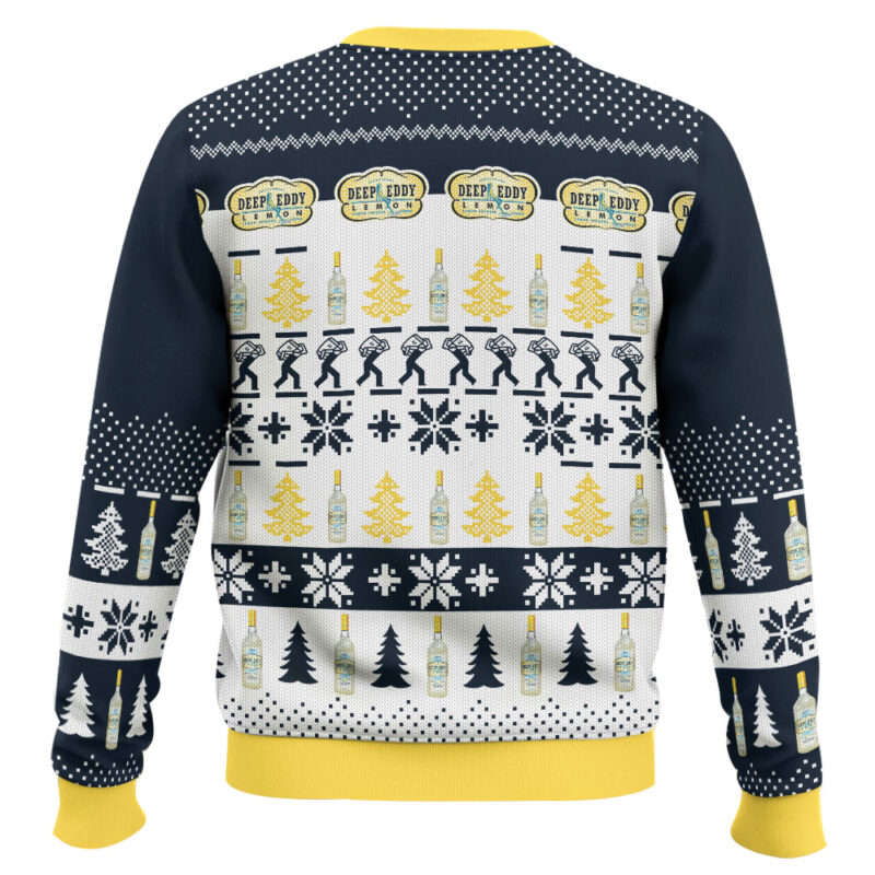 Hooktab Deep Eddy Lemon Ugly Christmas Sweater Hooktab Deep Eddy Lemon Ugly Christmas Sweater