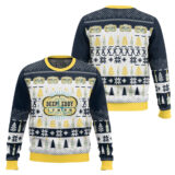 Hooktab Deep Eddy Lemon Ugly Christmas Sweater