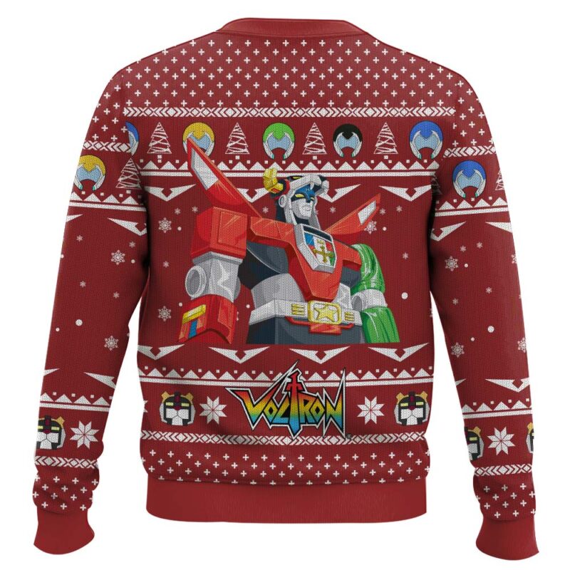 Hooktab Defender Of The Universe Voltron Ugly Christmas Sweater Hooktab Defender Of The Universe Voltron Ugly Christmas Sweater