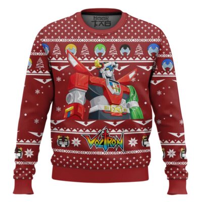 Hooktab Defender Of The Universe Voltron Ugly Christmas Sweater
