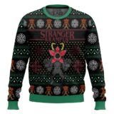 Hooktab Demogorgon Krampus Stranger Things Ugly Christmas Sweater