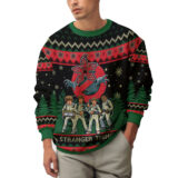 Hooktab Demogorgon Stranger Things Ugly Christmas Sweater