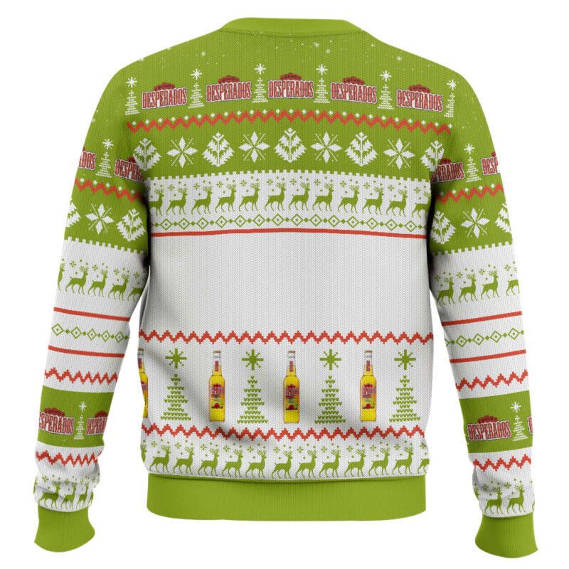 Hooktab Desperados Tequila Flavored Beer Ugly Christmas Sweater Hooktab Desperados Tequila Flavored Beer Ugly Christmas Sweater