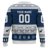 Hooktab Detroit Tigers - Custom Name And Number Ugly Sweater