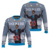Hooktab Dick In A Box Saturday Night Live Ugly Christmas Sweater