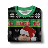 Hooktab Die Hard Is A Christmas Movie Die Hard Ugly Christmas Sweater
