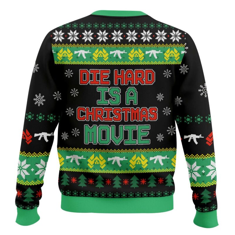Hooktab Die Hard Is A Christmas Movie Die Hard Ugly Christmas Sweater Hooktab Die Hard Is A Christmas Movie Die Hard Ugly Christmas Sweater