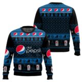 Hooktab Diet Pepsi Ugly Christmas Sweater