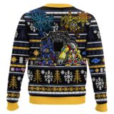 Hooktab Digital Gate Mega Digimon Ugly Christmas Sweater