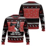 Hooktab Dirty Harry Go Ahead Make My Day Ugly Christmas Sweater