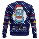 Hooktab Disney Aladdin We Wish You A Merry Christmas Ugly Christmas Sweater