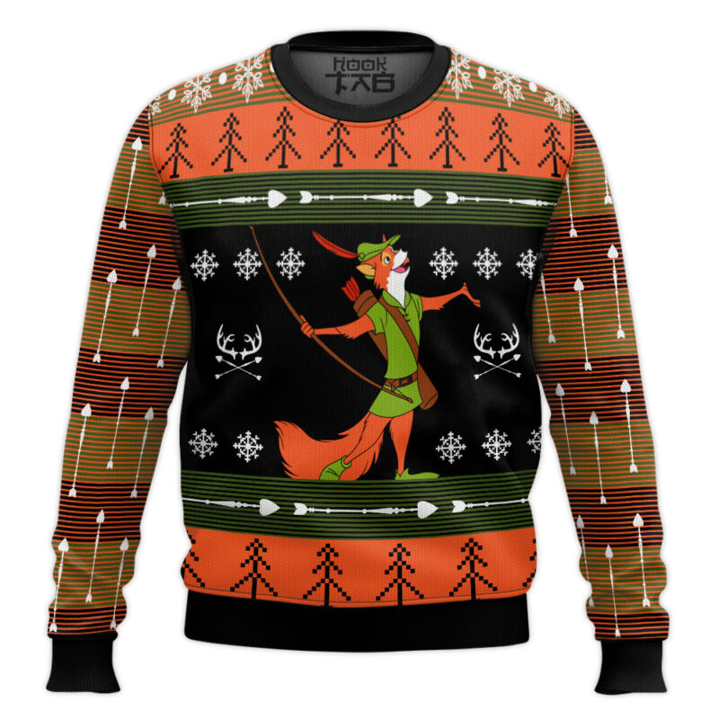 Hooktab Disney Robin Hood Ugly Christmas Sweater