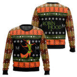 Hooktab Disney Robin Hood Ugly Christmas Sweater