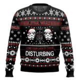 Hooktab Disturbing Star Wars - Custom Name Ugly Christmas Sweater