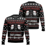 Hooktab Disturbing Star Wars - Custom Name Ugly Christmas Sweater