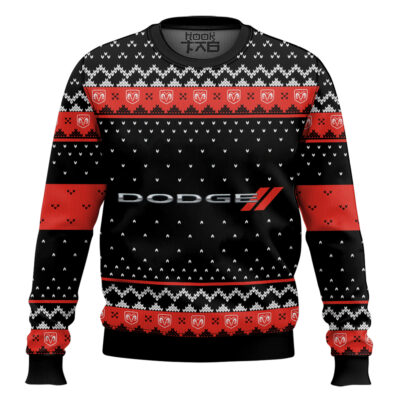 Hooktab Dodge Ugly Christmas Sweater