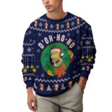 Hooktab D’oh Ho Ho The Simpsons Ugly Christmas Sweater