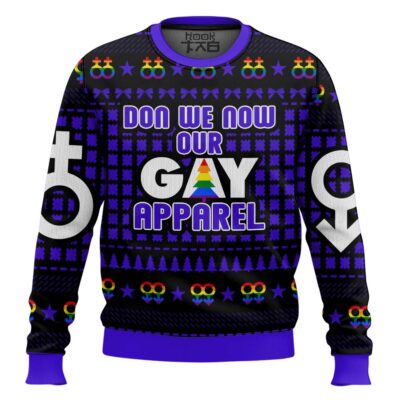 Hooktab Don We Now Our Gay Apparel LGBT Ugly Christmas Sweater