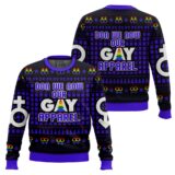 Hooktab Don We Now Our Gay Apparel LGBT Ugly Christmas Sweater