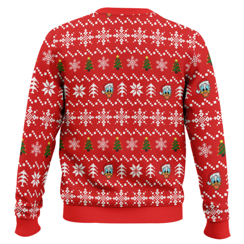 Hooktab Donald Duck Ugly Christmas Sweater Hooktab Donald Duck Ugly Christmas Sweater