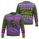 Hooktab Donatello Rise Of The Teenage Mutant Ninja Turtles Ugly Christmas Sweater