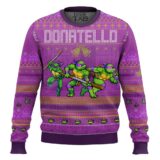 Hooktab Donatello Teenage Mutant Ninja Turtles Ugly Christmas Sweater