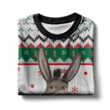 Hooktab Donkey The Shrek Ugly Christmas Sweater