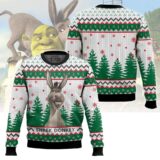 Hooktab Donkey The Shrek Ugly Christmas Sweater