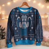 Hooktab Don't Blink Doctor Who Ugly Christmas Sweater