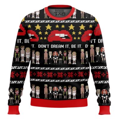 Hooktab Don't Dream It Be It The Rocky Horror Picture Show Ugly Christmas Sweater