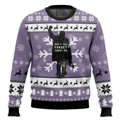 Hooktab Don't Forget About Me The Breakfast Club, Ugly Christmas Sweater