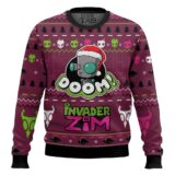 Hooktab Doom! Invader Zim Ugly Christmas Sweater