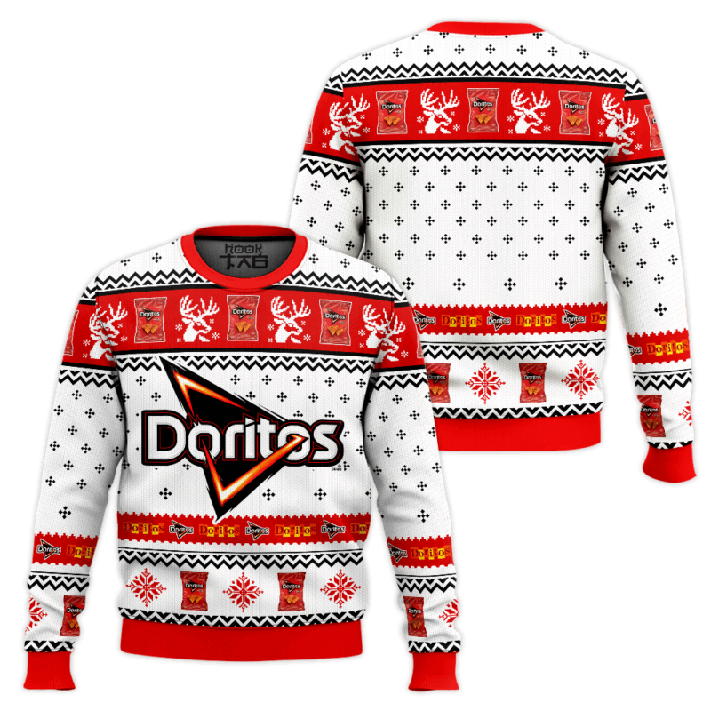 Hooktab Doritos Ugly Christmas Sweater Hooktab Doritos Ugly Christmas Sweater
