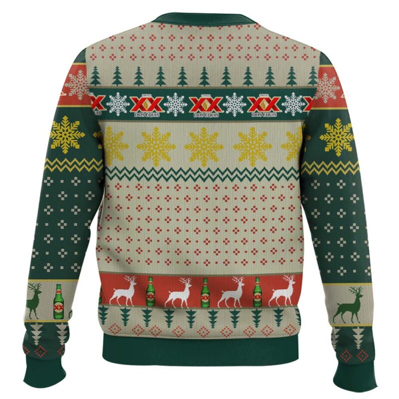 Hooktab Dos Equis Lager Especial Ugly Christmas Sweater Hooktab Dos Equis Lager Especial Ugly Christmas Sweater