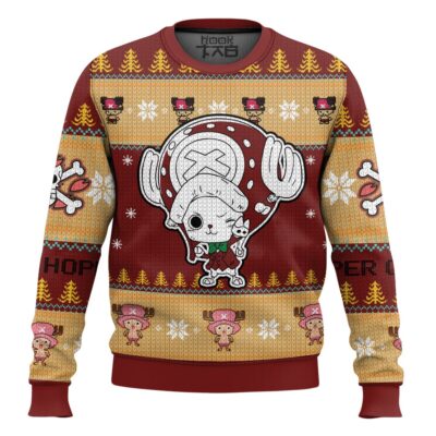 Hooktab Dr. Chopper One Piece Ugly Christmas Sweater