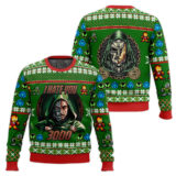 Hooktab Dr Doom I Hate You 3000 Ugly Christmas Sweater