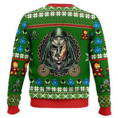 Hooktab Dr Doom I Hate You 3000 Ugly Christmas Sweater