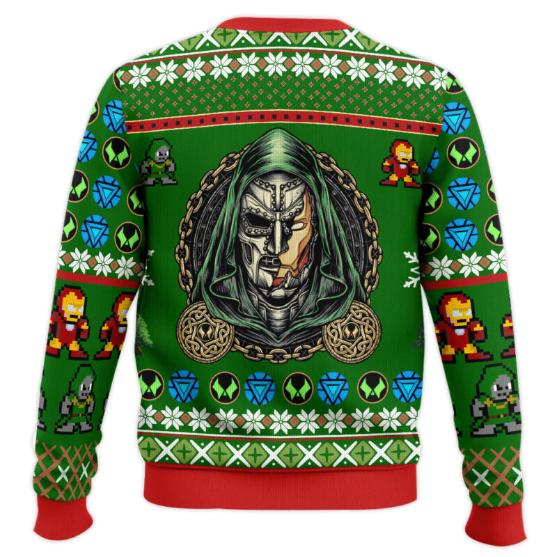 Hooktab Dr Doom I Hate You 3000 Ugly Christmas Sweater Hooktab Dr Doom I Hate You 3000 Ugly Christmas Sweater