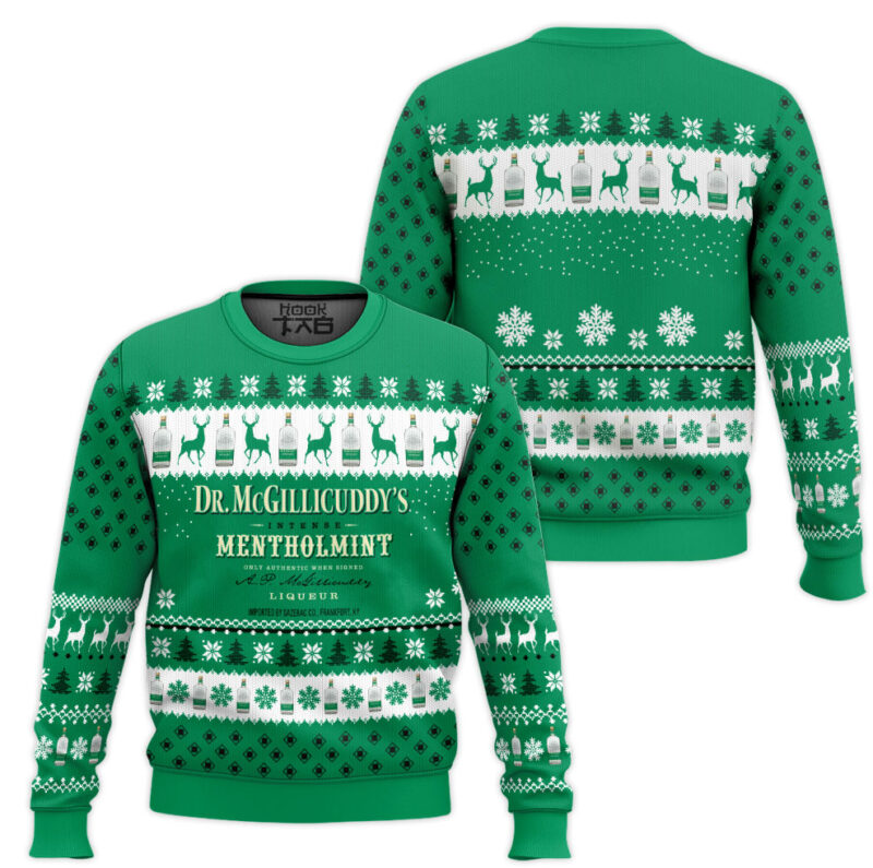 Hooktab Dr. Mcgillicuddy’s Mentholmint Ugly Christmas Sweater Hooktab Dr. Mcgillicuddy’s Mentholmint Ugly Christmas Sweater