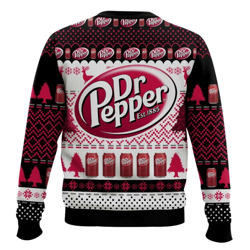 Hooktab Dr Pepper Ugly Christmas Sweater Hooktab Dr Pepper Ugly Christmas Sweater