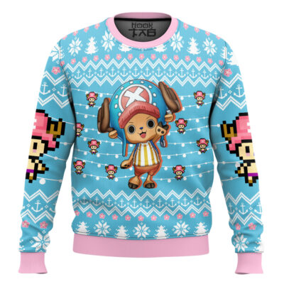 Hooktab Dr. Tony Tony Chopper One Piece Ugly Christmas Sweater