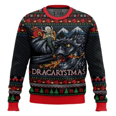 Hooktab Dracarystmas Game Of Thrones Ugly Christmas Sweater