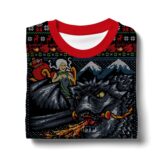 Hooktab Dracarystmas Game Of Thrones Ugly Christmas Sweater