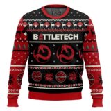 Hooktab Draconis BattleTech Ugly Christmas Sweater