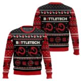 Hooktab Draconis BattleTech Ugly Christmas Sweater