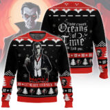 Hooktab Dracula Let Me Bite Your Neck Ugly Christmas Sweater